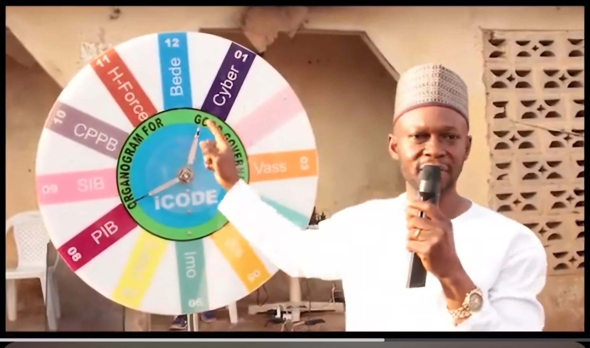 Founder Launches the iCODE Matrix BET at Tundunwada Village at the Federal Housing Estate, Lugbe in 2018.