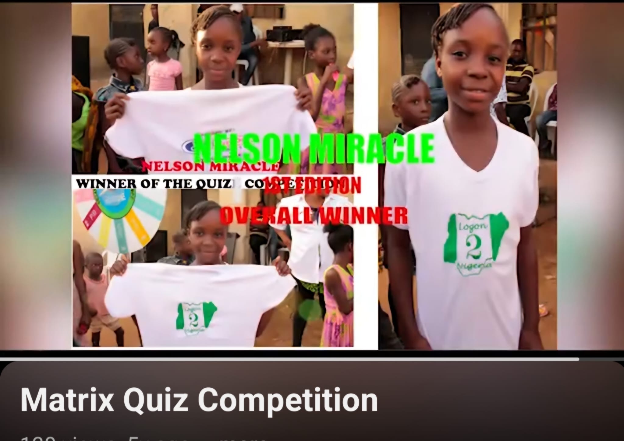 Nelson Miracle emerged as the first winner of the iCode Matrix Quiz