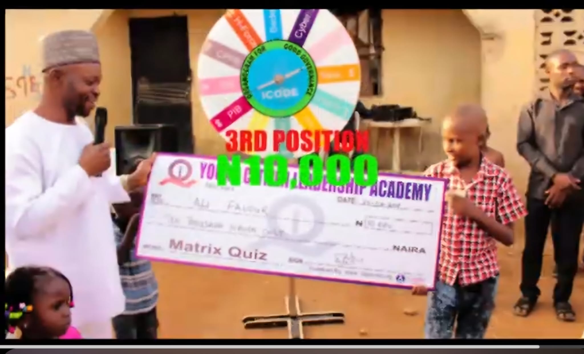 3rd Position winner